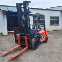 Forklift Toyota 3 Ton Bekas, Asal Jepang, Tiang Tiga Tingkat 6m, Tinggi Angkat 6m, Forklift Toyota 3 Ton Original Dijual