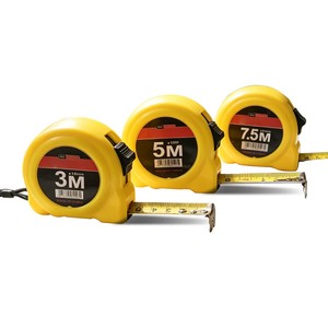 โปรโมชั่นไม้บรรทัดออกแบบเองได้ 3M/5M/7.5M 150ซม. สายวัดสแตนเลสสีเหลือง โลโก้ OEM บรรจุถุง OPP 200 ชิ้น จีน - Product Image 1