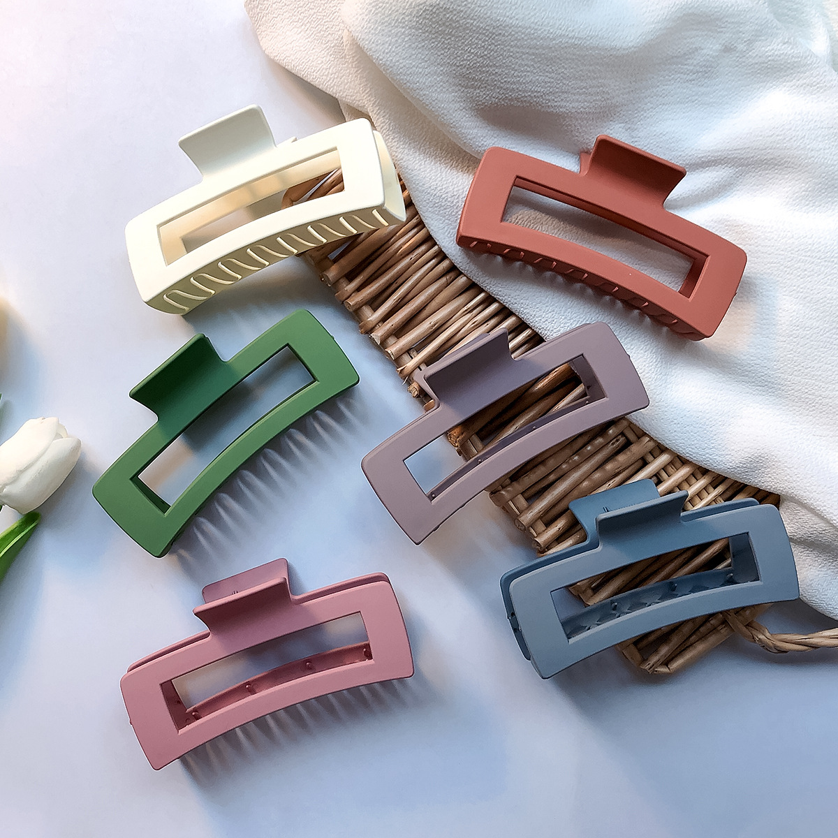 Модные пластиковые однотонные женские заколки для волос в новом стиле, 13 см, заколки для девочек с акулами, заколки для волос