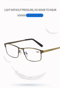 Gafas de Lectura <span class=keywords><strong>Multifocales</strong></span> Progresivas Fotocromáticas para Hombre, Lentes de Computadora <span class=keywords><strong>Multifocales</strong></span> con Bloqueo de Luz Azul Transicional - Product Image 6