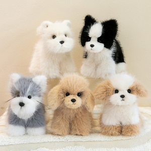 Peluche personnalisée haut de gamme Teddy Medusa Poodle, chien en peluche doux et moelleux avec chapeau en dentelle et fruits, pour cadeau, vente en gros, OEM, ODM, sur mesure - Product Image 2