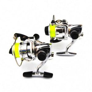 Carrete de Pesca de Bolsillo Mini100 para Niños, Relación de Engranajes 4.3:1, Carrete de Metal de Aleación de Aluminio, Cuerpo de Carrete de Plástico, Uso en Lago, Izquierda/Derecha - Product Image 2