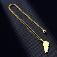 Usine Liban Ville Carte Chaîne Collier En Acier Inoxydable Argent 18K Plaqué Or Liban Drapeau National Emblème Carte Pendentif Collier