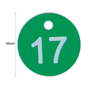 CHINABEES Round Number Beehive Label scatola per apicoltura allevamento <span class=keywords><strong>fattoria</strong></span> numerata con etichetta a foro marcatori per bestiame animale Classificatio - Product Image 5