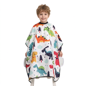 Cape de Coiffure Anti-Adhérente pour Enfants Motif Dinosaure – Fournisseur Fabricant – Écharpe de Coiffure pour Bébé et Enfant – Capes de Coiffure Cartoon - Product Image 5