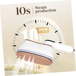 Nueva Plancha de Vapor Eléctrica Portátil para Ropa, Mini Plancha de Vapor de 1500W para el Hogar y Viajes, con 4 Ajustes de Velocidad - Product Image 5