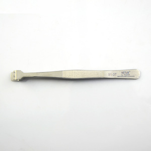 Pinzas para Manipulación de Obleas de Silicio Vetus 91-3T, Antiestáticas, de Acero Inoxidable, Resistentes a la Corrosión, para Manipulación de Chips y Obleas - Product Image 2