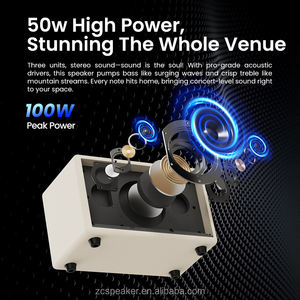 OEM & ODM D001 60W محمول لسماعات البلوتوث ، ستيريو خارجي مقاوم للماء للكاريوكي - Product Image 4