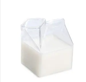 300 мл, полпинта, молочный картон, креативный мини-кувшин для сливок, стеклянная кружка для молока, чашка для коровьего вымени, молочная чашка, оптовая продажа