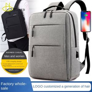 2025 Men's Waterproof Oxford Laptop Bag Business Leisure School <b>Backpack</b> for Middle School <b>Students</b> Factory Wholesale - Product Image 2