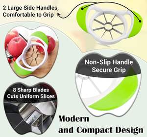Stainless Steel Manual <b>Mango</b> Slicer <b>Cutter</b> Portable Soft-Handled Fruit Corer with Container Easy Usage Kitchen Gadgets - Product Image 2