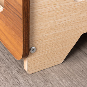 Youlite patrón sólido Jaula de madera para gatos conejo escondite gato cubo habitación conejito escalada combinación gato casa - Product Image 4