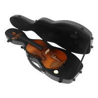 IRIN Advanced 4/4 Boîte à violon Boîte en matériau composite avec surveillance de la température et sac de score Boîte à violon sans serrure