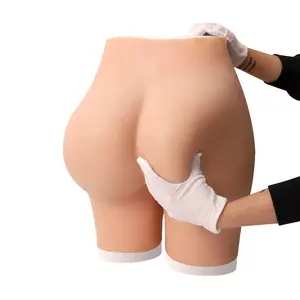 Roupa íntima de silicone para meninas, roupa íntima de silicone com bunda grande, para aumentar o bumbum e quadris, calcinha acolchoada