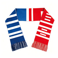 Bestseller Maßgefertigter Jacquard-Gestrickter Umweltfreundlicher Langer Herrenschal |   Fußballfan-Trophäen für Sieger |   Premium Strickwaren