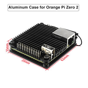 Carcasa de Metal negro de alta calidad, carcasa de aluminio para radiador protector de refrigeración pasiva <span class=keywords><strong>Pi</strong></span> Zero / Orange <span class=keywords><strong>Pi</strong></span> Zero 2 - Product Image 4
