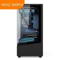 Boîtier de jeu en acier SPCC K-192 en promotion, compatible ITX MATX ATX, alimentation 280 mm, carte graphique 160 mm, refroidisseur CPU, 4 emplacements d'extension PCIe