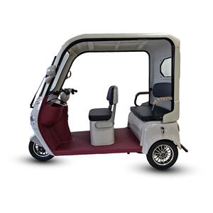 Электрический трицикл Holladay 650W, 3-местный, с открытым кузовом, большой вместимости, для использования на улице, 3-колесный скутер, городской электровелосипед для взрослых на каждый день - Product Image 3