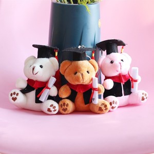 ぬいぐるみドクターベアペンダントキーホルダー卒業ベアバッグアクセサリー卒業記念ギフト女の子のために詰められた - Product Image 2