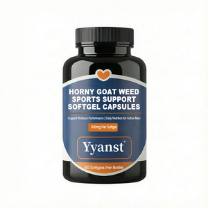 Capsules de soutien sportif à base de plantes, extrait de Horny Goat Weed 800mg, 90 gélules, complément énergétique pour améliorer les performances sportives chez l'homme - Product Image 1