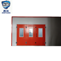 Cabine de peinture automobile professionnelle avancée pour véhicules industriels, avec chauffage électrique LED 18KW et contrôle de température