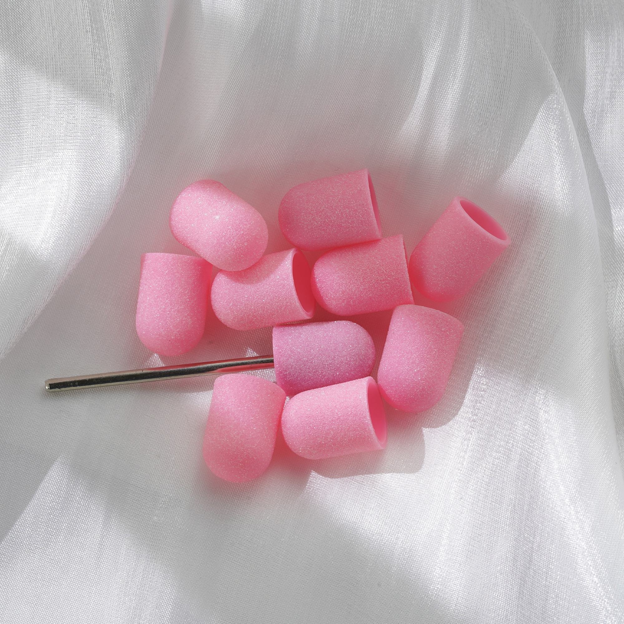 7*13  10 pieces sanding caps+1 mandrel /bag