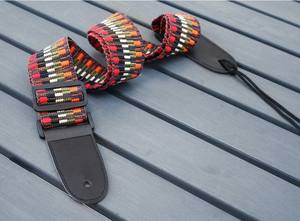 Sangle de <span class=keywords><strong>guitare</strong></span> Ballad <span class=keywords><strong>pour</strong></span> <span class=keywords><strong>guitare</strong></span> électrique, sangle tissée brodée en tricot - Product Image 2