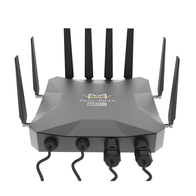 Dual-Band 2.4G/5G WiFi 5G LTE Industrial IoT M2M Outdoor Router CPE with 4 LAN Ports 1 Gigabit WAN VPN Support