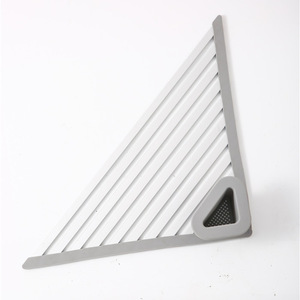 Soporte de Cocina Multifuncional Plegable y Desmontable de Silicona, Aleación de Aluminio y Diseño Triangular, Moderno y Duradero - Product Image 5