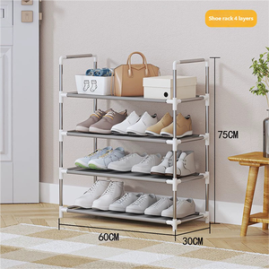 Étagère à <span class=keywords><strong>chaussures</strong></span> en métal à 2/3/4/5/6/7/8/9 niveaux, organisateur <span class=keywords><strong>de</strong></span> <span class=keywords><strong>rangement</strong></span>, gain <span class=keywords><strong>de</strong></span> place, pour entrée – Vente chaude - Product Image 5
