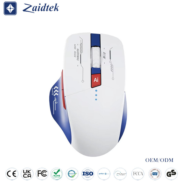 High Quality Ergonomic Wireless 6 Buttons Rechargeable AI Mouse Voice Typing Fast and Accurate AI Mouse