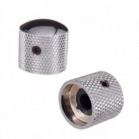 Boutons de volume en métal, boutons de contrôle du volume, boutons de guitare basse électrique avec clé, bronze/noir/CR/GD/noir
