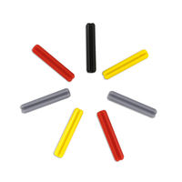 Pièces de rechange mécaniques ABS pour modèles DIY, axe transversal 3L, multicolores, blocs de construction MOC, vente chaude, NO.4519