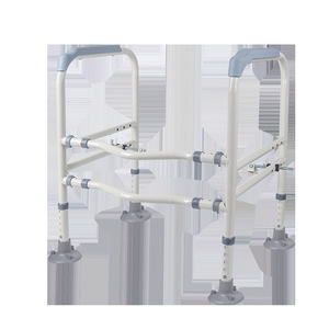 Barres d'appui pour toilettes pour personnes âgées, hauteur et largeur réglables, capacité de 300 lb, rails de sécurité pour salle de bain - Product Image 5