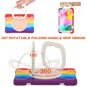 Custodia antiurto per <span class=keywords><strong>Samsung</strong></span> Galaxy <span class=keywords><strong>Tab</strong></span> <span class=keywords><strong>a</strong></span> 8.0 T290 T295 Rainbow tracolla custodia per bambini - Product Image 2