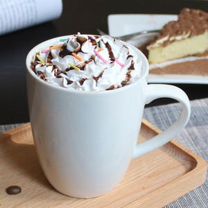 Tasse à thé Henituer MH0205-330cc 330ml à rebord surélevé, mug créatif blanc style Ins, personnalisable, tasse à <span class=keywords><strong>café</strong></span> en céramique minimaliste - Product Image 6