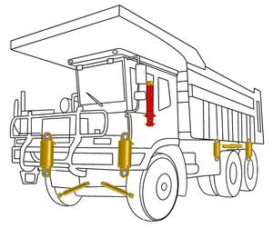 Transportation Telescoping Bucket Bulldozer Cylinder Hydraulic for Coal Mining Equipment Excavator Dump Truck - Product Image 5