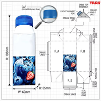 Boîte en carton aseptique Prisma de 200 ml, conteneur standard pour liquides, lait, jus, eau, emballage de boissons, aseptique UV personnalisé