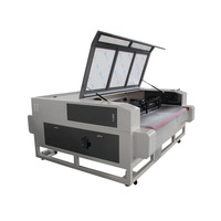 Machine de découpe laser textile 1612 pour bois et caoutchouc, avec intelligence artificielle, refroidissement par eau, 3 axes, haute sécurité, CNC