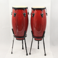 XINSEN COB700RW-1175 Professional Solid Wood 11.75 Inch Ergonomic Handcrafted Conga Drum Percussion Instrument for Latin Music