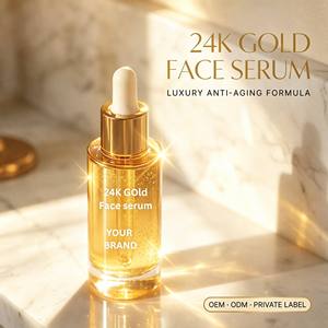 Suero Facial Hidratante de Lujo con Oro 24K, Ácido Hialurónico y Escualano, Reparación de la Barrera Cutánea para Piel Seca - Product Image 1