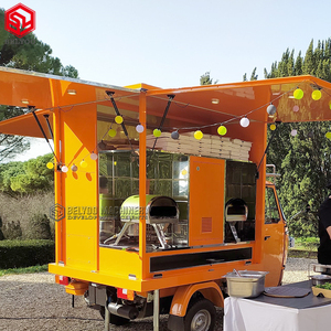 Chariot de nourriture électrique en aluminium, chariot pour chien chaud, support pour Pizza Restaurant, moto glaces, vélo de nourriture, cuisine complète - Product Image 4