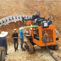 Nouvelle foreuse hydraulique sur chenilles à moteur diesel intégré pour trous de dynamitage en surface de 40 m pour projets miniers