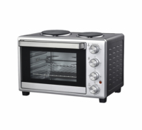 28L Ménage Boulangerie Cuisinière et Maison Cuisson Cuisine Appareil De Cuisine Électrique Cuire Deux Plaque Chauffante Four Avec Mini Cuisinière