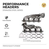 Collecteurs d'échappement en acier inoxydable Target avec EGR, tuyau de remplacement pour GMC Yukon 4.8L 5.3L 00-01 et Sierra 1500 2500 99-01