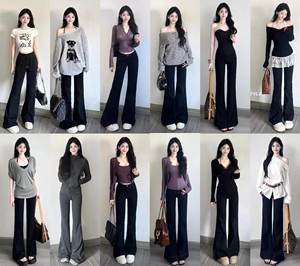 Vente chaude femmes été décontracté <span class=keywords><strong>taille</strong></span> haute jean droit XL <span class=keywords><strong>taille</strong></span> respirant Design motif couleur unie teinture lavable - Product Image 1