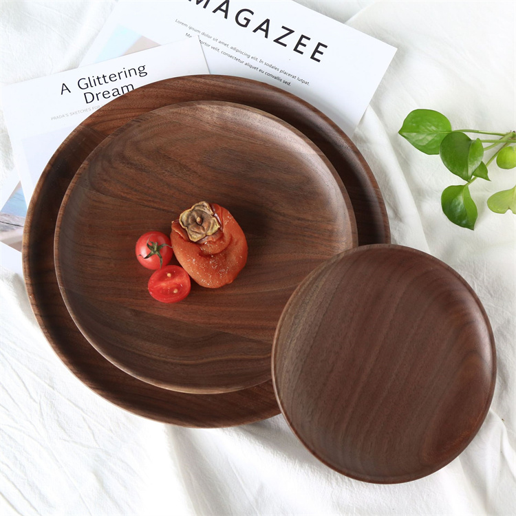 Wholesale Bambus Black Food Bamboo Walnut Wooden Pizza Dinner Steak Craft  Serving Dish for Baby Kids Hot Kitchenware 100 Piece| Alibaba.com