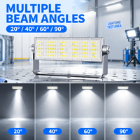 Projecteurs LED ultra-minces en aluminium moulé sous pression 100W pour façade de panneau publicitaire commercial