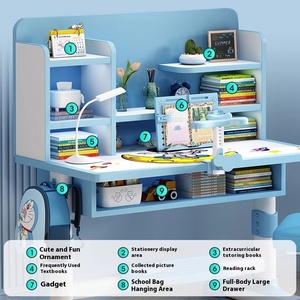 Tavolo <span class=keywords><strong>da</strong></span> studio per bambini lampada di protezione degli occhi per studenti della scuola primaria che scrivono i compiti per uso soggiorno - Product Image 2