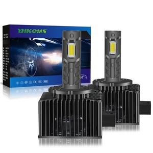 YHKOMS - Faro LED Canbus de 25000LM, <span class=keywords><strong>Bombilla</strong></span> <span class=keywords><strong>D1S</strong></span> Universal para Camiones y Automóviles, D5S D4S D3S D2S 90W 12V, Sistema de Iluminación Automotriz - Product Image 1